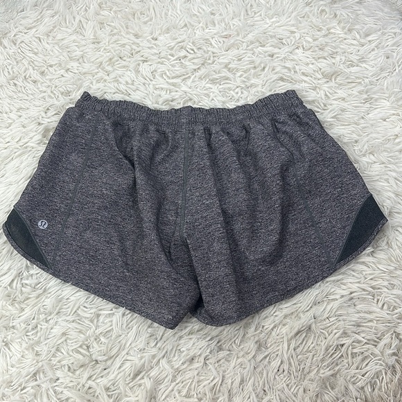 Lululemon Hotty Hot Short II *Long 4" Heather Lux Multi Black / Heathered Black - Picture 5 of 6